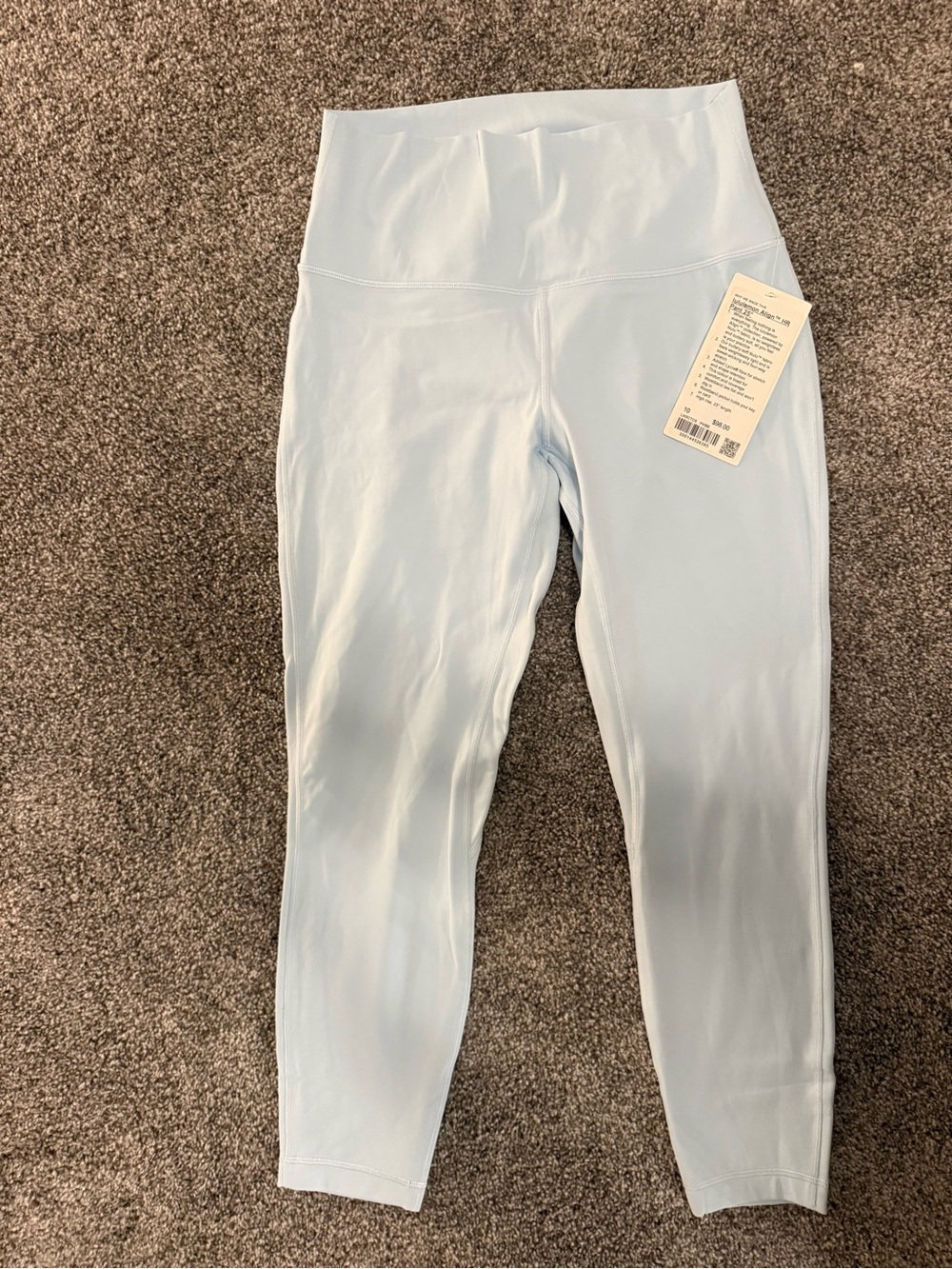 lululemon athletica Pale Blue High-Rise Leggings